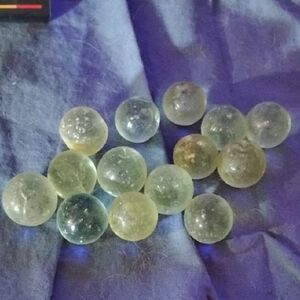 Extra Large Green Antique Marbles (15)